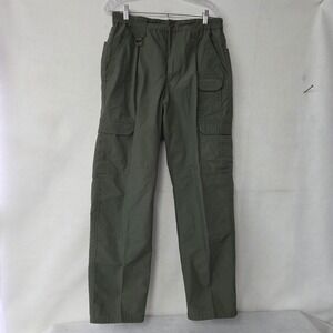 Propper Men Olive‎ Green Cargo Pants Size 34x31.5 Polyester Cotton Ripstop Work